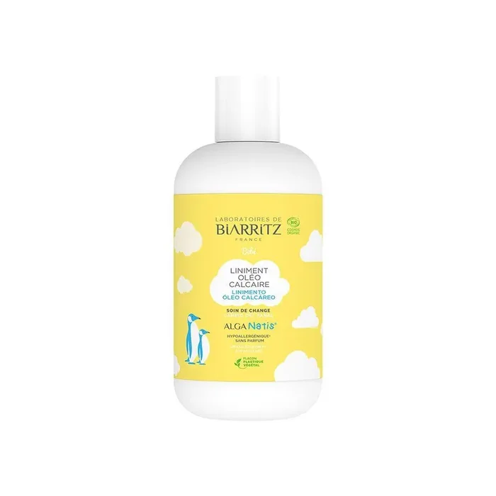 Liniment Oléo Calcaire Bio 200ml Soins Bébé Hydrate et Nettoie laboratoires-de-biarritz