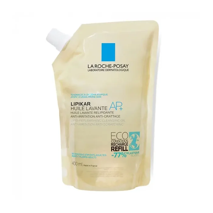 LIPIKAR AP+ HUILE LAVANTE RELIPIDANTE ECO RECHARGE 400ML LA ROCHE POSAY