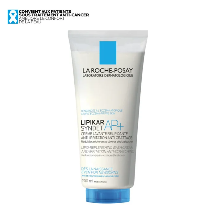 Lipikar Syndet AP+ – Crème Lavante Relipidante, Anti-Irritations
