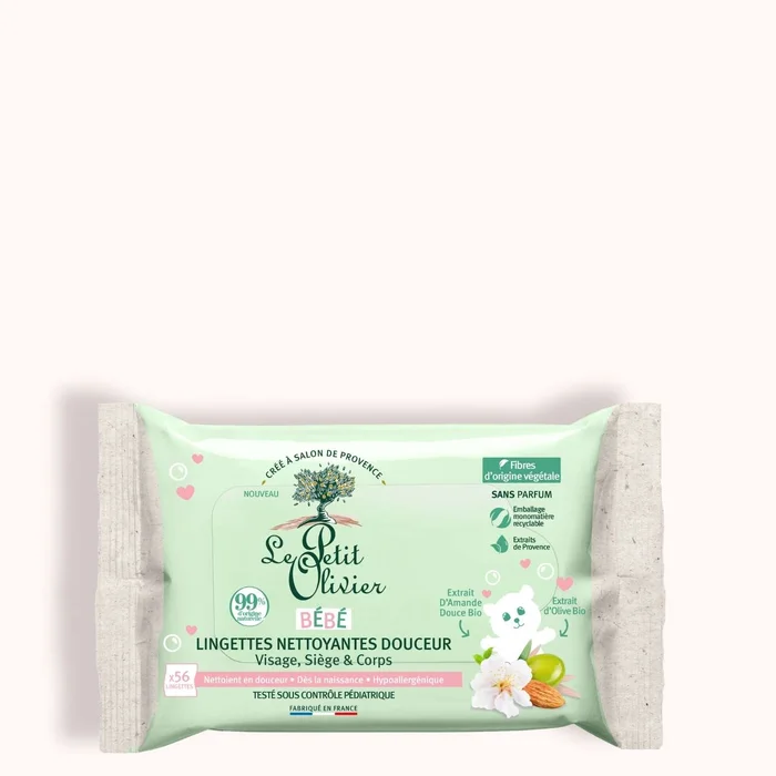 Lot de 12 – Lingettes Nettoyantes Douceur Bébé
