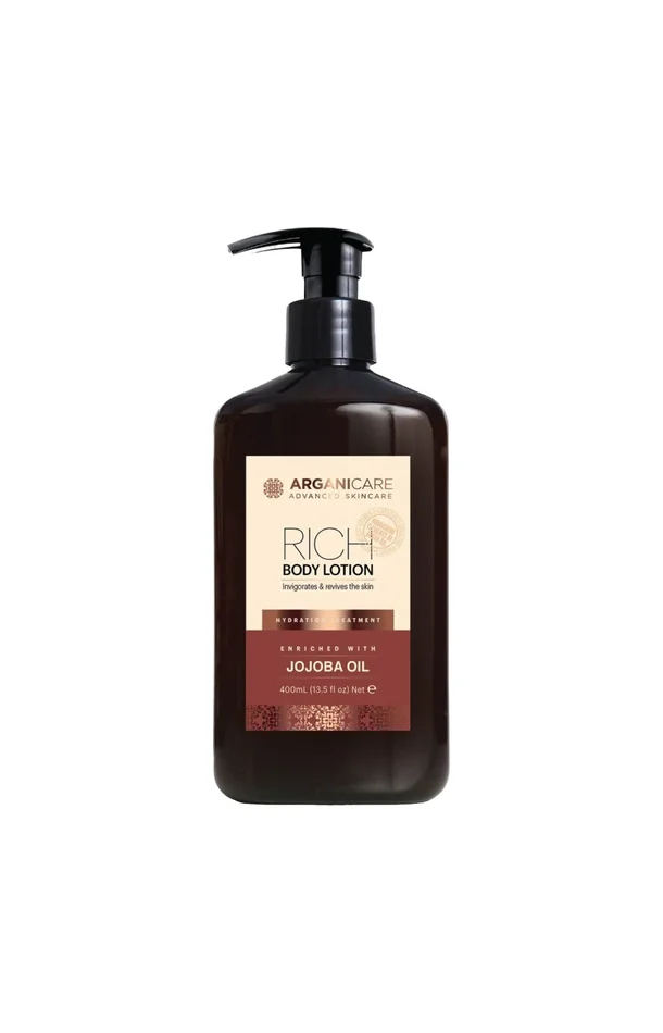 Lotion corporelle hydratante – Huile de jojoba – Peaux sensibles à sèches – 400 ml