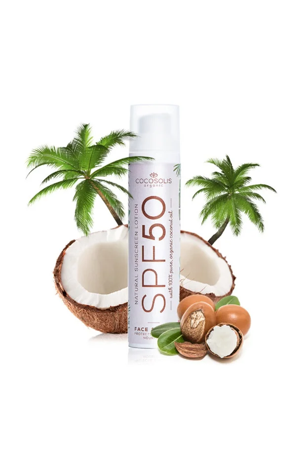 Lotion solaire SPF 50 naturelle – Oxyde de zinc & beurre de karité – Visage & corps – 100 ml