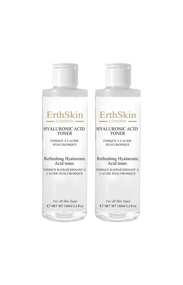Lotions toniques rafraîchissantes – Acide hyaluronique – 2 x 150 ml