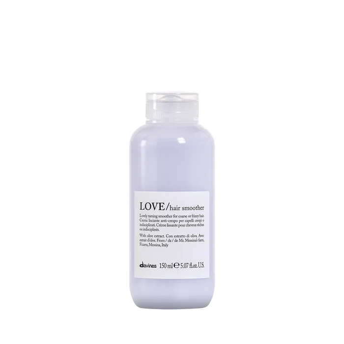 LOVE Hair Smoother – Cr&egrave;me leave-on pour lisser les cheveux fris&eacute;s, ondul&eacute;s ou indisciplin&eacute;s