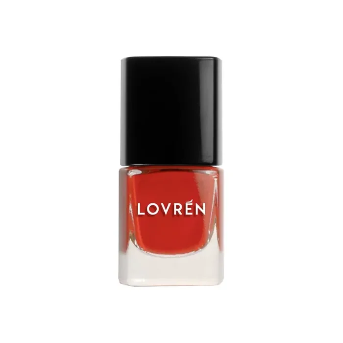 Lovren S9 vernis a ongles orange rouge