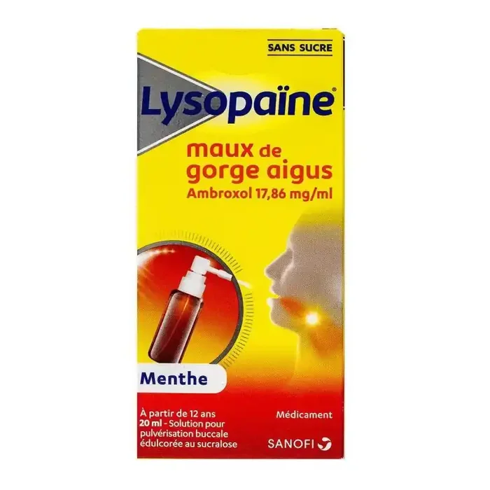 Lysopaine Ambroxol Spray Menthe 20ml