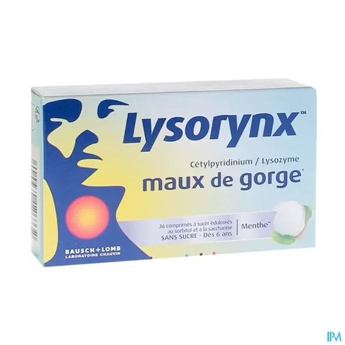 Lysorynx 1mg5/20mg comprime à sucer 36