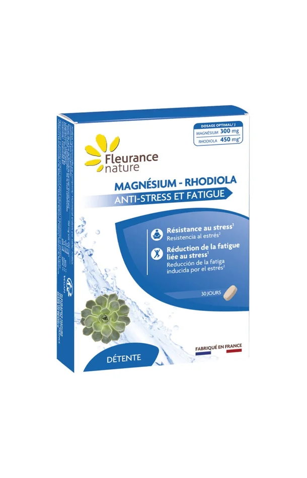 Magnésium-rhodiola – Anti-stress & fatigue – 1 mois