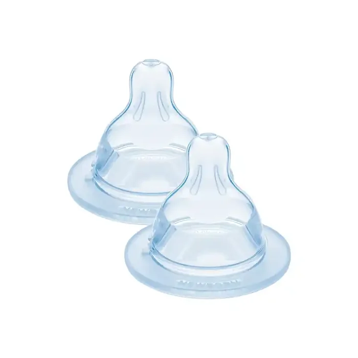MAM 2 tetines debit 0 extra long silicone
