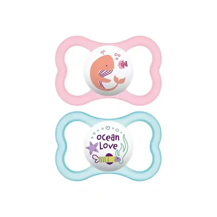 Mam air 6+ planet love 2 sucettes baleine et ocean love des 6 mois