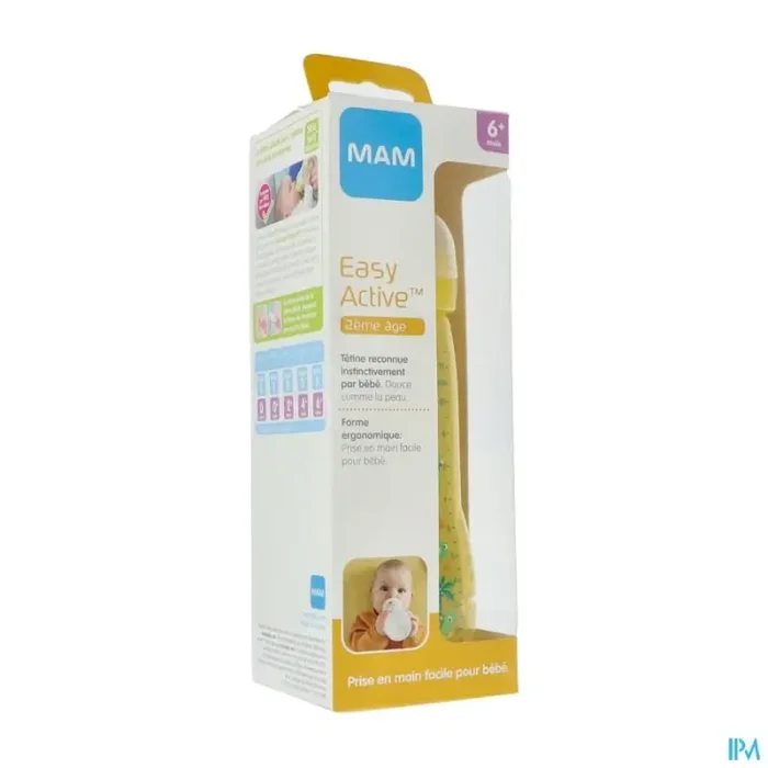 Mam biberon easy active colore 330ml unisexe tetine debit x