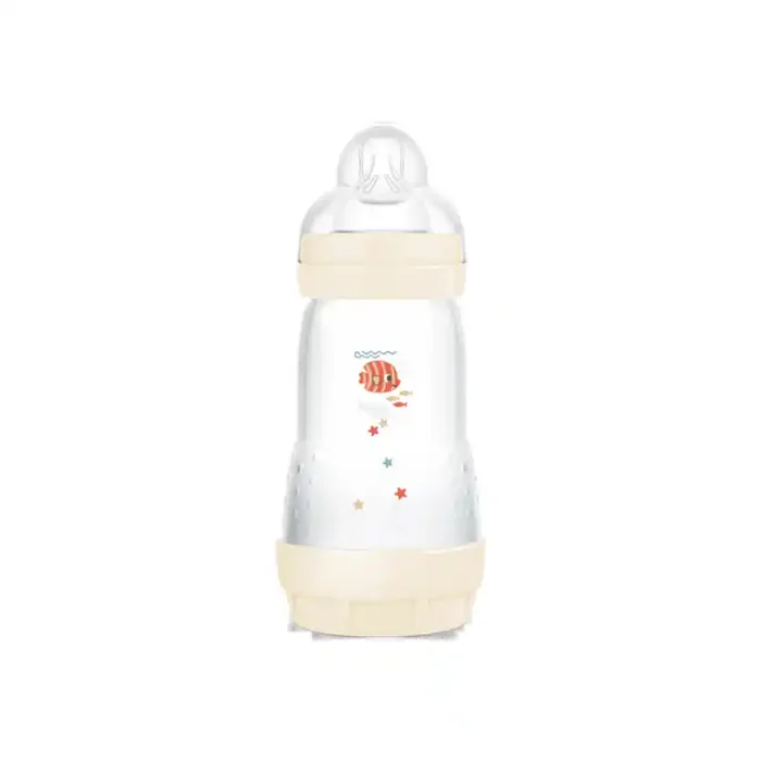 MAM Easy Start biberons anti-colique 260ml tetine debit 2, 2 mois+ coton