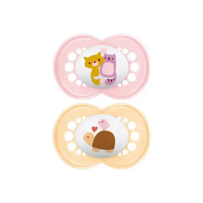 MAM Original 2 sucettes silicone +6 mois , classic