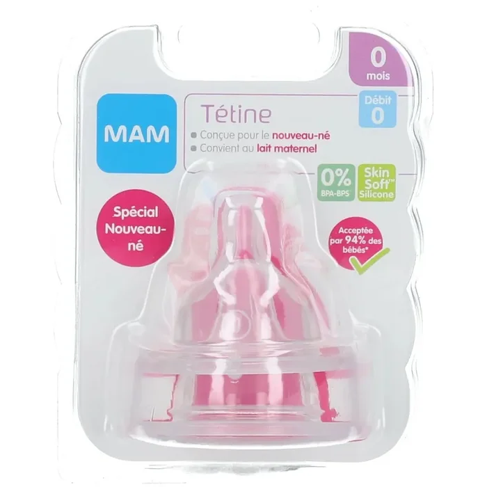 MAM Tétine 0 – pour biberons