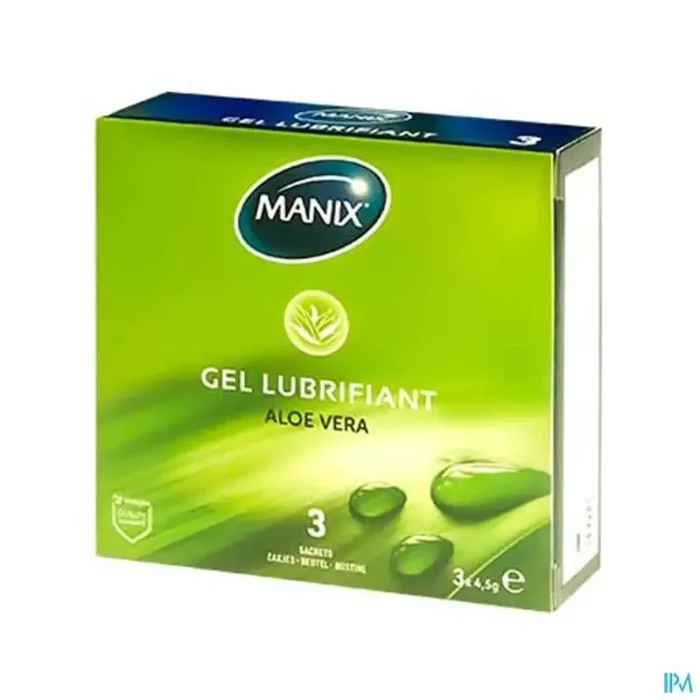 Manix classic extreme douceur gel lubrifiant dose 5ml x3
