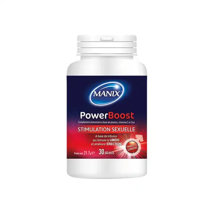 Manix Power Boost stimulation sexuelle 30 gelules