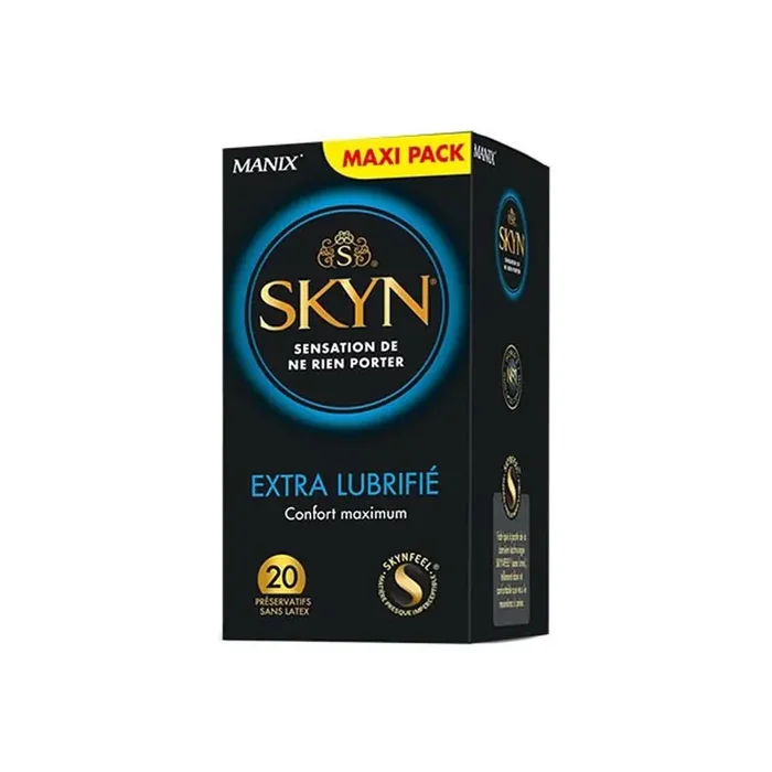 Manix skyn extra lubrifie 20 preservatifs