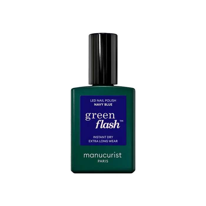 Manucurist green flash vernis semi-permanent navy blue 15ml