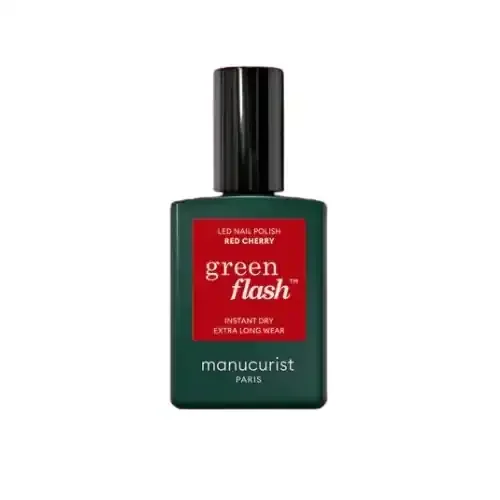 MANUCURIST GREEN FLASH VERNIS SEMI PERMANENT Red Cherry – 15ml