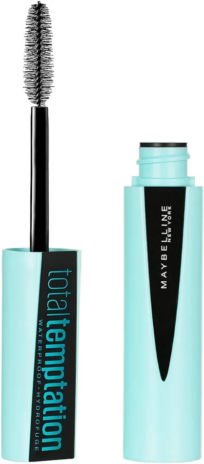 Mascara waterproof Total Temptation Noir de Maybelline 8.6 ml