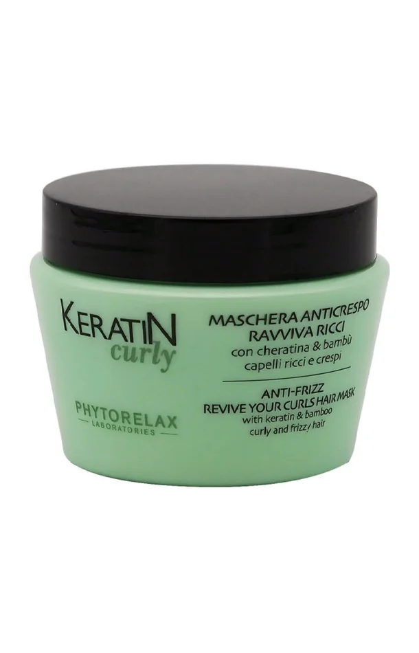 Masque anti-frisottis – Keratin Curly – Cheveux bouclés ou frisés – 250 ml