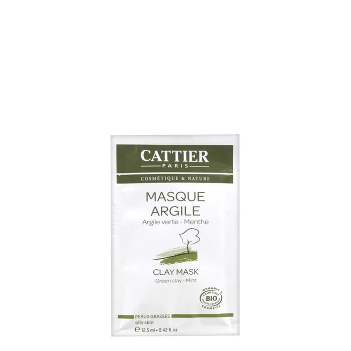 Masque Argile Verte – Peaux Grasses – Unidose 12,5 ml