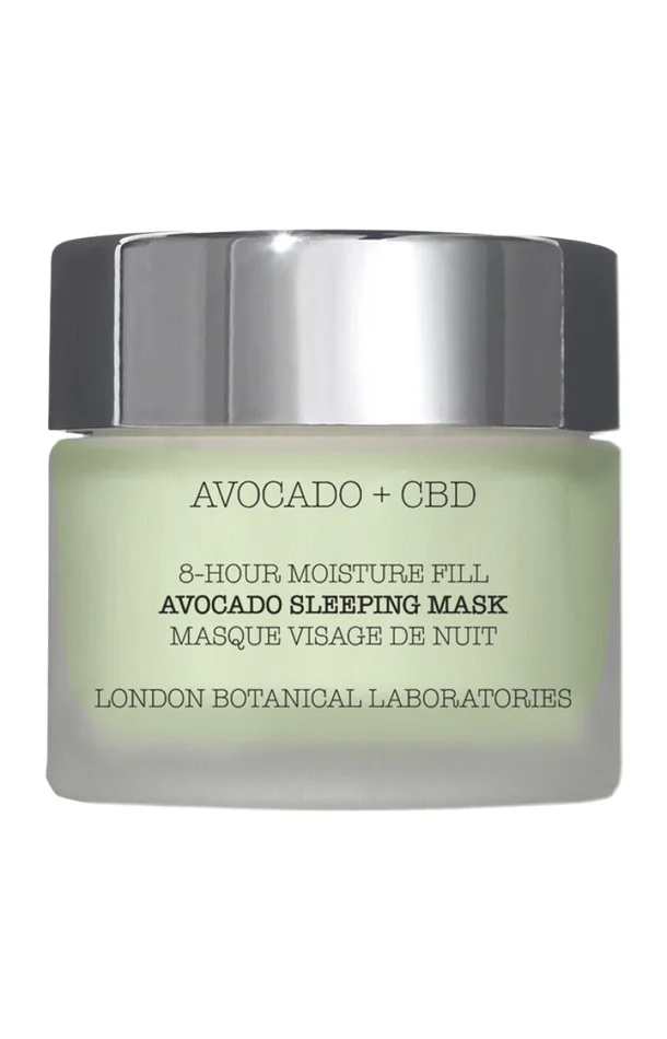 Masque de nuit hydratant & antioxydant – Avocat & CBD