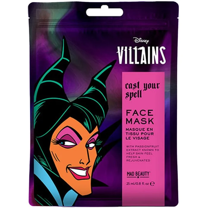 Masque en tissu antioxydant – Visage – Disney Original – Maléfique
