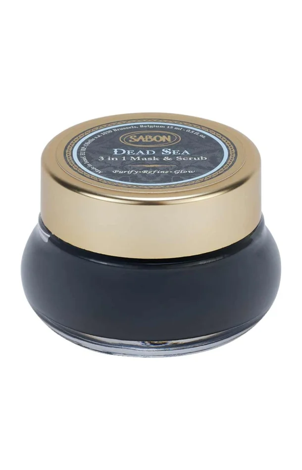 Masque exfoliant 3-en-1 – Boue de la mer Morte – Visage