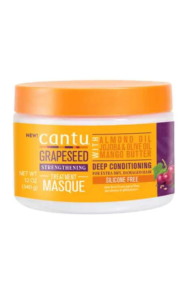Masque fortifiant – Pépins de raisins – Cheveux frisés, bouclés & ondulés – 340 g