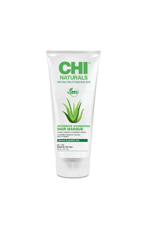 Masque hydratation intensive – Aloe vera & acide hyaluronique – Cheveux secs et abîmés – 177 ml