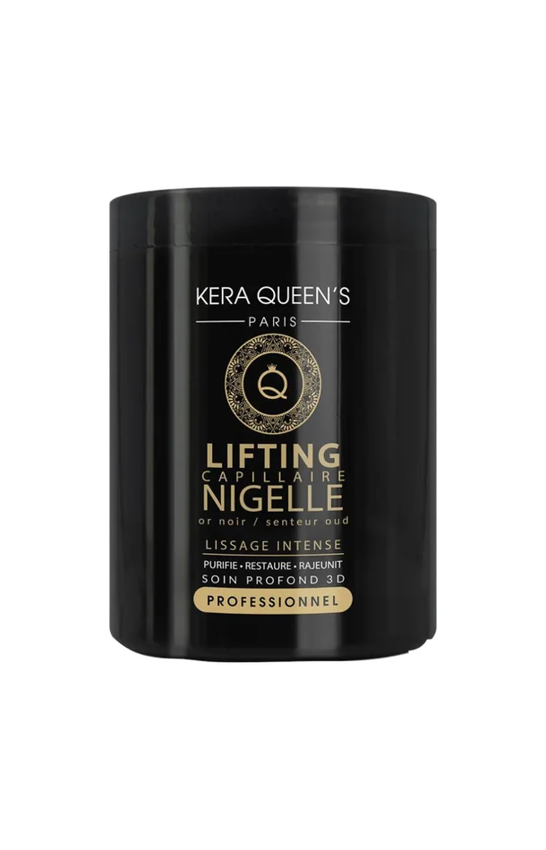Masque lifting capillaire purifiant & restaurateur – Nigelle – Cheveux secs, cassants & dévitalisés