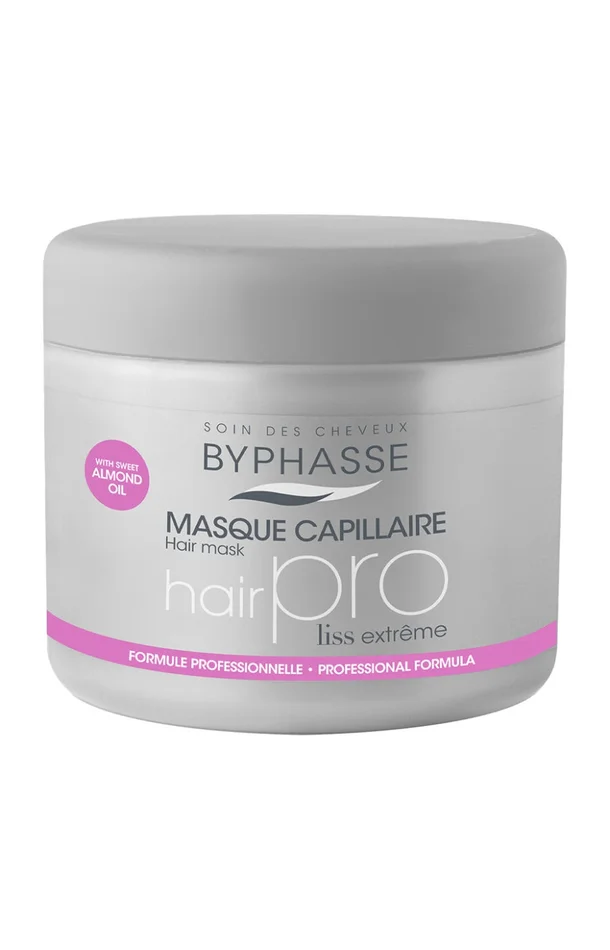 Masque lissant professionnel à l’amande douce – Cheveux secs & rebelles – 500 ml