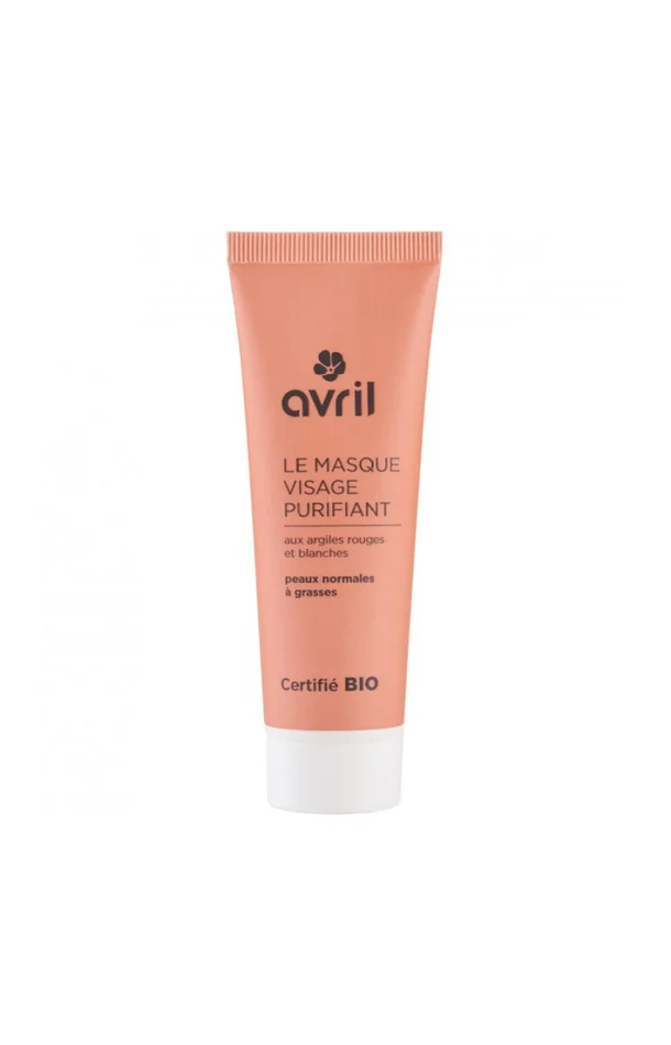 Masque purifiant bio – Peaux normales à grasses – Visage