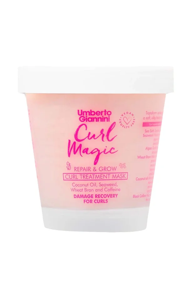 Masque réparateur – Algues, blé & caféine – Cheveux bouclés & abîmés – 210 g