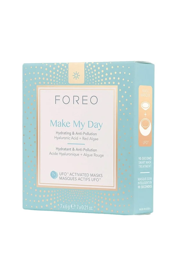 Masques actifs UFO hydratants & anti-pollution – Make My Day – Visage – 7 unités