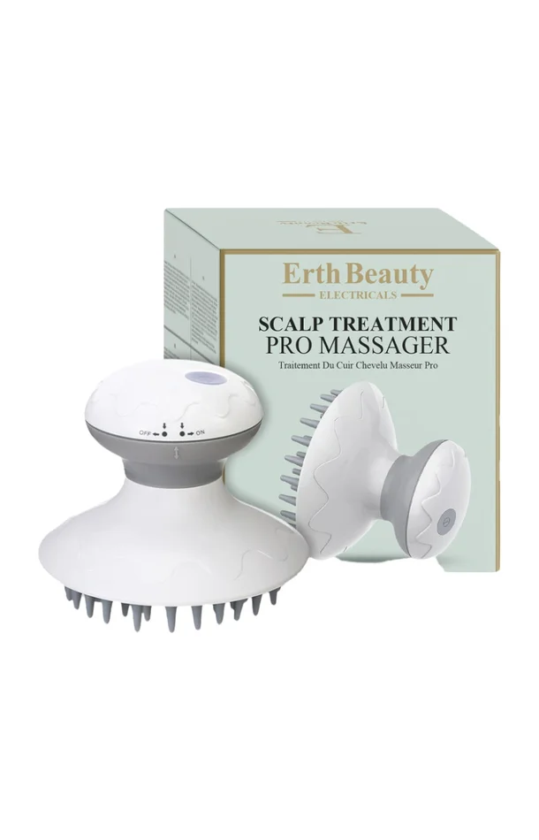 Masseur électronique – Cuir chevelu – Blanc