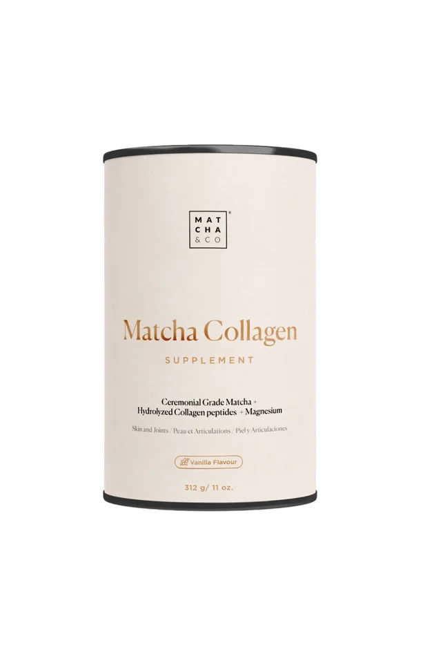 Matcha au collagène – Saveur vanille – 312 g