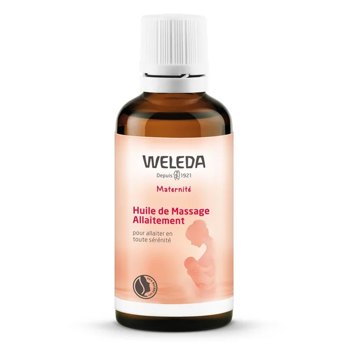 Maternité – Huile de Massage Allaitement – Pour Femmes Enceintes et Allaitantes – 50ml