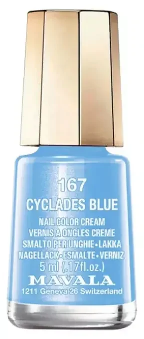 Mavala Mini Color Vernis à Ongles Crème 5 ml – Couleur 167 Cyclades Blue