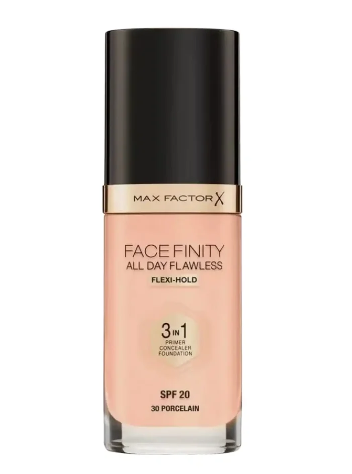 Max Factor Facefinity All Day Flawless 3In1 30 ml Flacon pompe Crème Porcelain 030