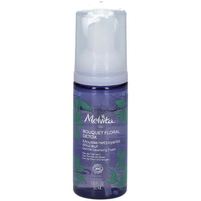 Melvita Bouquet Floral Detox – Mousse Nettoyante Douceur