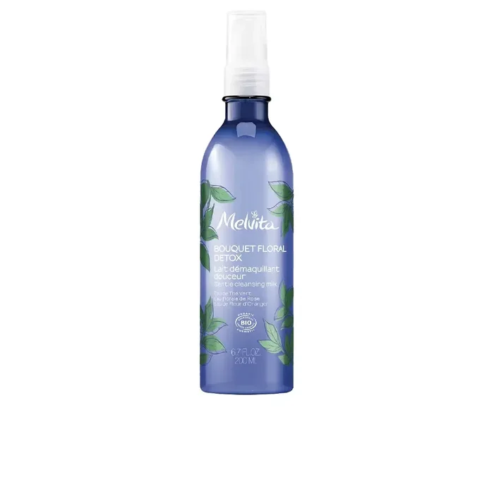 Melvita, BOUQUET FLORAL DETOX lait démaquillant douceur