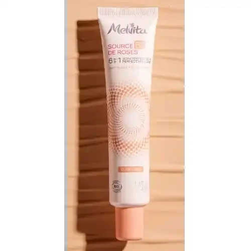 MELVITA SOURCE DE ROSES BB Crème 6 en 1 Soin Perfecteur – Teinte Clair