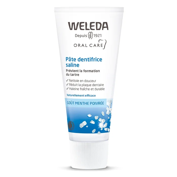 Menthe Poivrée – Pâte Dentifrice Saline – Formule Naturelle Contre le Tartre – 75ml