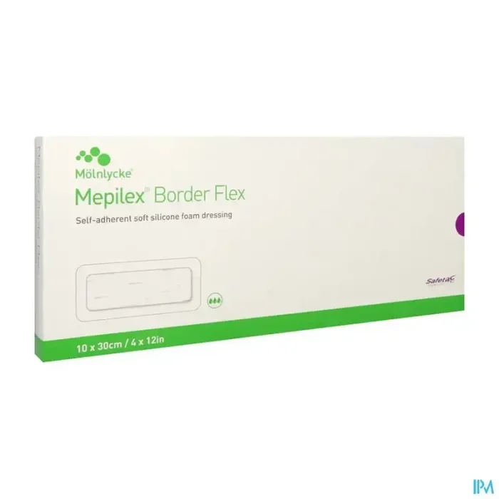 Mepilex border flex em pansement 10cm x 30cm 10