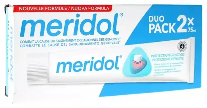 Meridol Protection Gencives Dentifrice Lot de 2 x 75 ml
