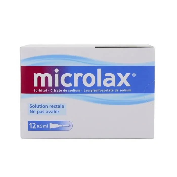 Microlax Sorbitol Citrate Et Laurilsulfoacetate De Sodium 12 Recipients Unidoses