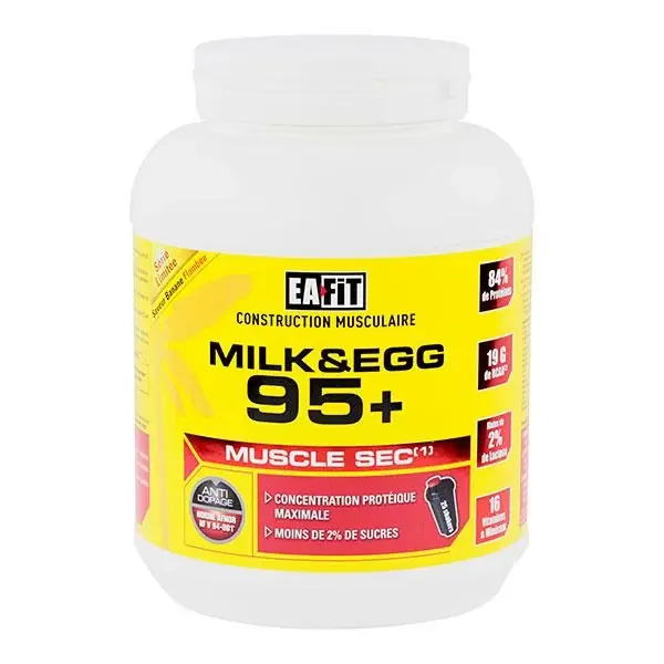 Milk & Egg 95+ hyperprotidique banane flambée 750g