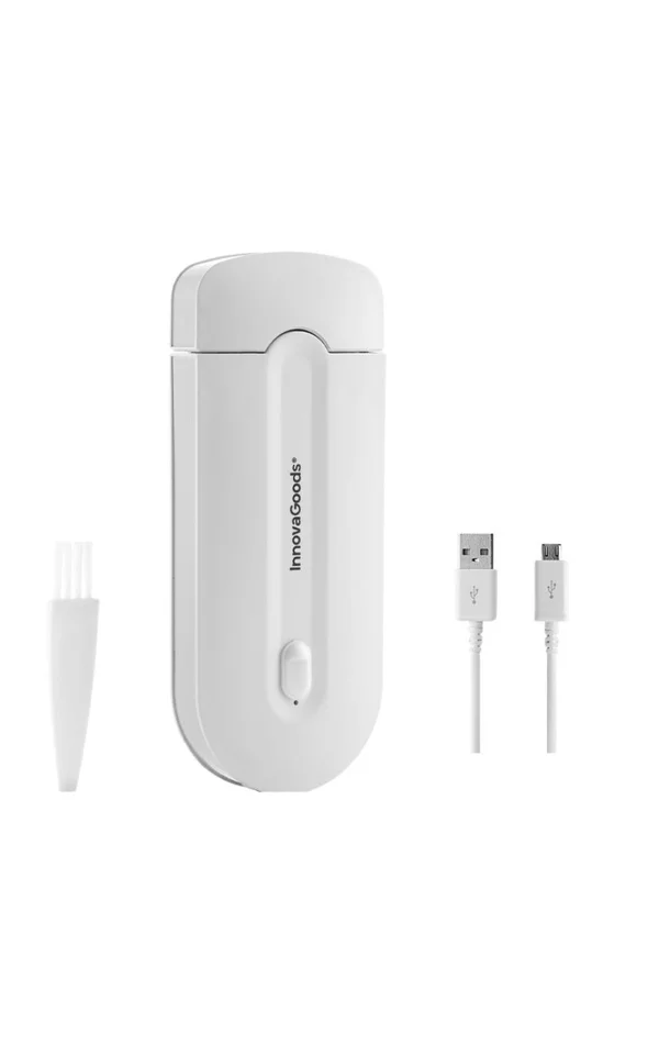 Mini épilateur électrique à LED – Blanc – Corps